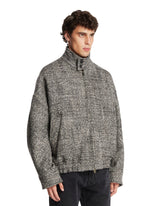 Black Lee Wool Bomber Jacket | PDP | Antonia