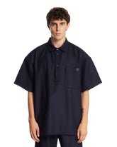 Blue Short-Sleeved Polo Shirt - SALE MEN CLOTHING | PLP | Antonia