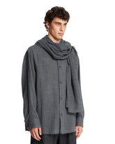 Gray George Wool Shirt | PDP | Antonia