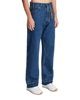 Blue Straight-Leg Jeans | PDP | Antonia