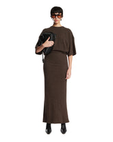 Abito Lungo Marlin In Lana Marrone - DARKPARK DONNA | PLP | Antonia