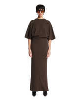 Abito Lungo Marlin In Lana Marrone - DARKPARK DONNA | PLP | Antonia