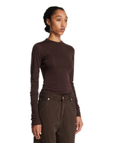 Brown Camren Long Sleeve Top | PDP | Antonia