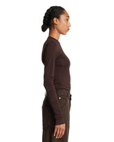 Brown Camren Long Sleeve Top | PDP | Antonia