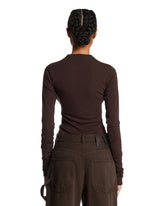 Brown Camren Long Sleeve Top | PDP | Antonia