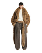 Trench Madison In Ecopelliccia Beige | PDP | Antonia