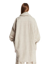 Gray Georgia Shirt with Scarf | PDP | Antonia