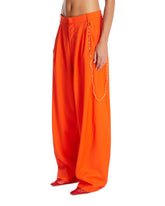 Orange Phebe Relaxed Fit Trousers | PDP | Antonia