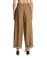 Brown Danielle Wide-Leg Pants | PDP | Antonia
