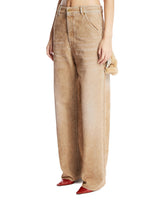 Beige Lisa Carpenter Jeans | PDP | Antonia