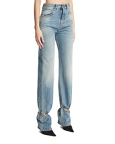 Blue Marion Cotton Jeans | PDP | Antonia