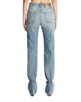 Blue Marion Cotton Jeans | PDP | Antonia