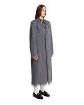 Gray Fringed Coat | PDP | Antonia