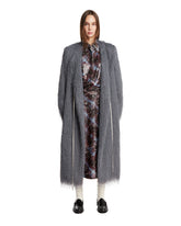 Gray Fringed Coat | PDP | Antonia