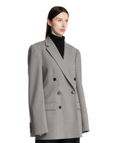 Gray Double-Breasted Jacket | PDP | Antonia