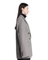 Gray Double-Breasted Jacket | PDP | Antonia