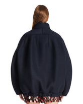 Blue Oversized Bomber | PDP | Antonia