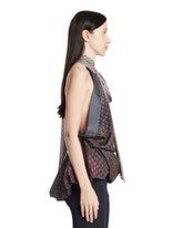 Multicolor Silk Halter Top | PDP | Antonia