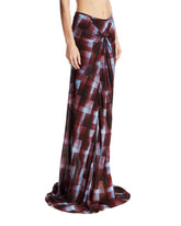 Brown Maxi Draped Skirt | PDP | Antonia