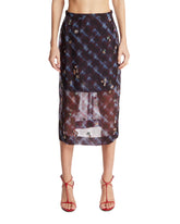 Gonna In Seta Con Ricami Multicolore - GONNE DONNA | PLP | Antonia