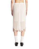 Pink Embroidered Midi Skirt | PDP | Antonia