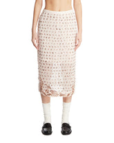 Gonna Midi Con Ricami Rosa - GONNE DONNA | PLP | Antonia