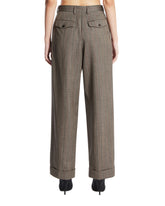 Gray Wool Trousers | PDP | Antonia