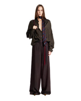 Pantaloni Palazzo A Righe Marroni - ABBIGLIAMENTO DONNA | PLP | Antonia