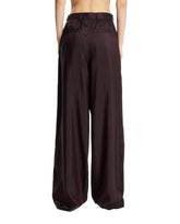 Brown Striped Palazzo Pants | PDP | Antonia