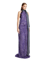 Purple Silk Maxi Dress | PDP | Antonia