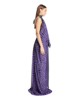 Purple Silk Maxi Dress | PDP | Antonia