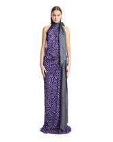 Purple Silk Maxi Dress - Women | PLP | Antonia