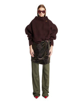 Maglione Oversize In Lana Burgundy - FELPE DONNA | PLP | Antonia