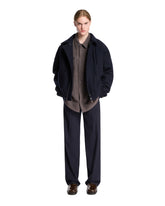 Giacca Oversize In Lana Blu | PDP | Antonia