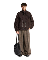 Brown Overdyed Shell Jacket - DRIES VAN NOTEN MEN | PLP | Antonia