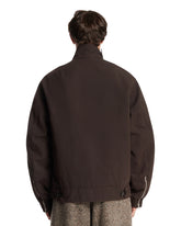 Brown Overdyed Shell Jacket | PDP | Antonia