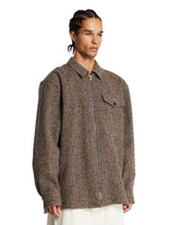 Brown Zip Overshirt | PDP | Antonia