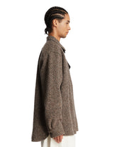 Brown Zip Overshirt | PDP | Antonia