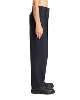 Blue Wool Trousers | PDP | Antonia