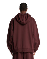 Burgundy Loose Fit Hoodie | PDP | Antonia
