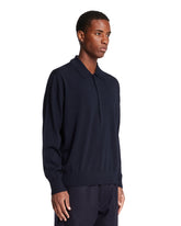 Polo A Maniche Lunghe Blu | PDP | Antonia