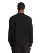 Black Long-Sleeve Polo | PDP | Antonia