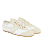 White Suede Sneakers | PDP | Antonia
