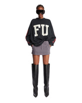 Black Long Sleeve Printed T-Shirt | PDP | Antonia