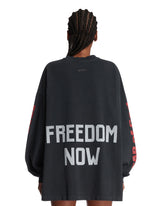 Black Long Sleeve Printed T-Shirt | PDP | Antonia