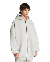 Gray Full Zip Sweatshirt | PDP | Antonia