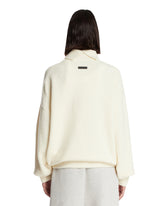 White Turtleneck Pullover | PDP | Antonia