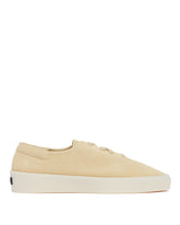 Beige 101 Suede Sneakers | PDP | Antonia