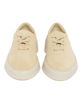 Beige 101 Suede Sneakers | PDP | Antonia