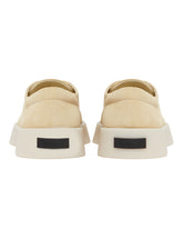 Beige 101 Suede Sneakers | PDP | Antonia